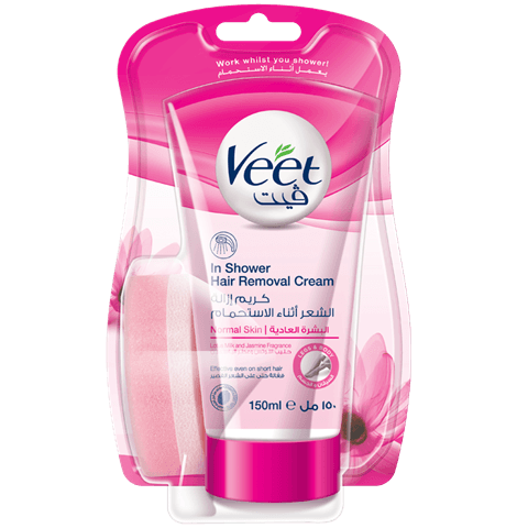 Veet In Shower Hair Removal Cream – Legs & Body - Normal Skin