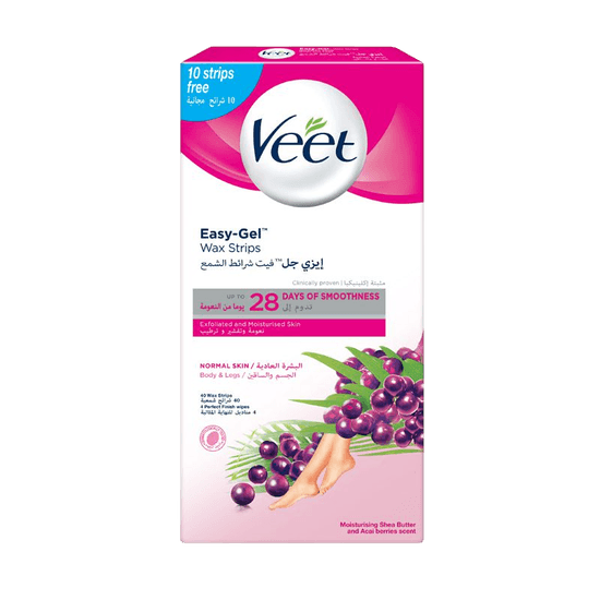Veet Hair Remover Cold Wax Strips Normal Skin 20s