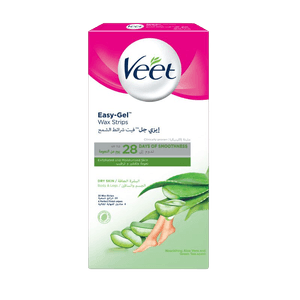 Veet Hair Remover Cold Wax Strips Dry Skin 20s