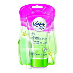Veet Hair Remover In-Shower Cream Dry Skin 150ml